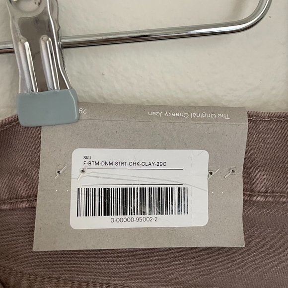 Women's Everlane Original Cheeky Jean Size 29, Artist Clay - Picture 5 of 15
